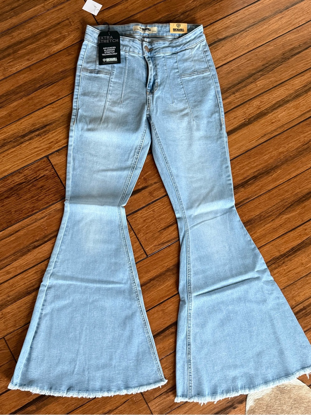 Light Blue Bell Bottom Jeans Sz 27